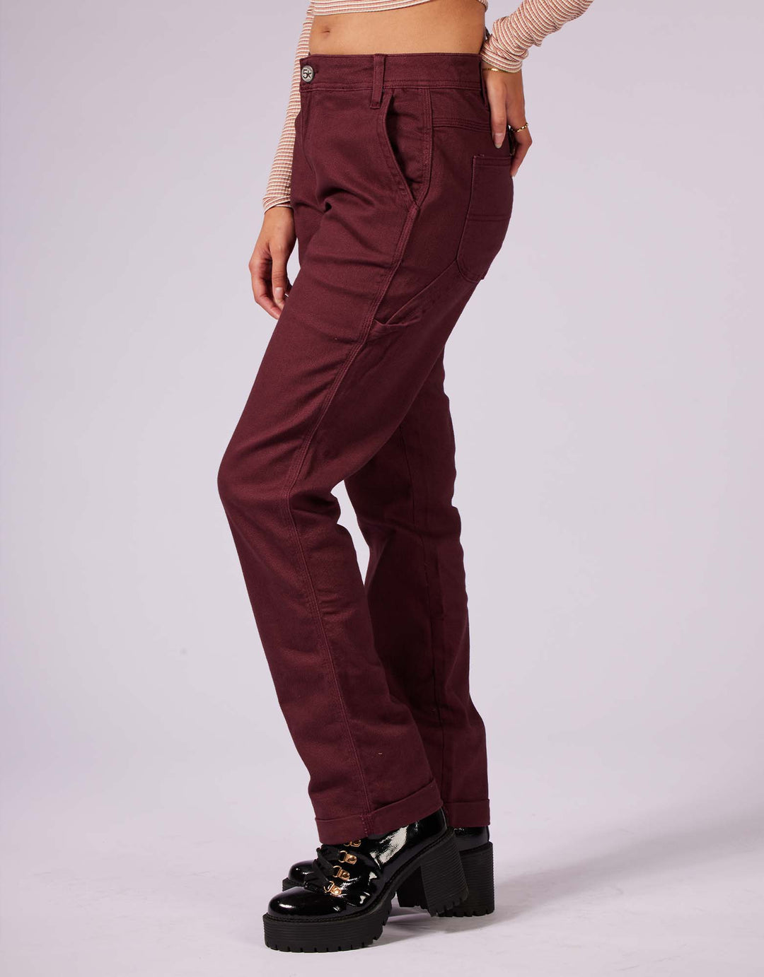 【Raucohouse】Subtle side pin-tuck carpenter pants Subtle side pin-tuck carpenter pants - Raucohouse | 60