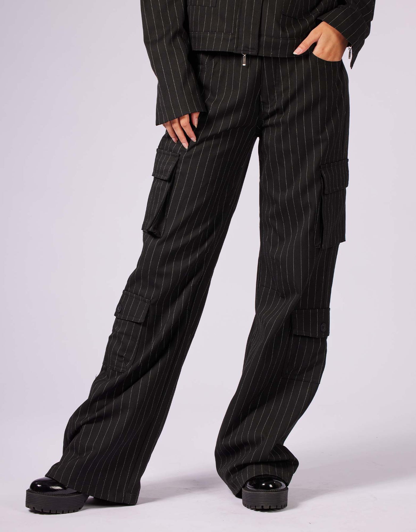 Vero Moda Tall VMZAMIRA PANT - Broek - black/zwart Vero Moda Tall VMZAMIRA PANT - Broek - black/zwart