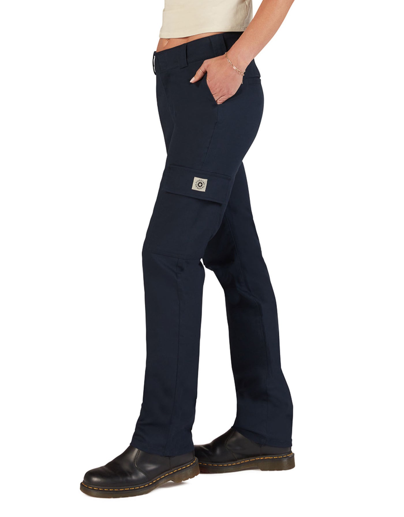 Flex Straight Leg Cargo Pant (Navy)