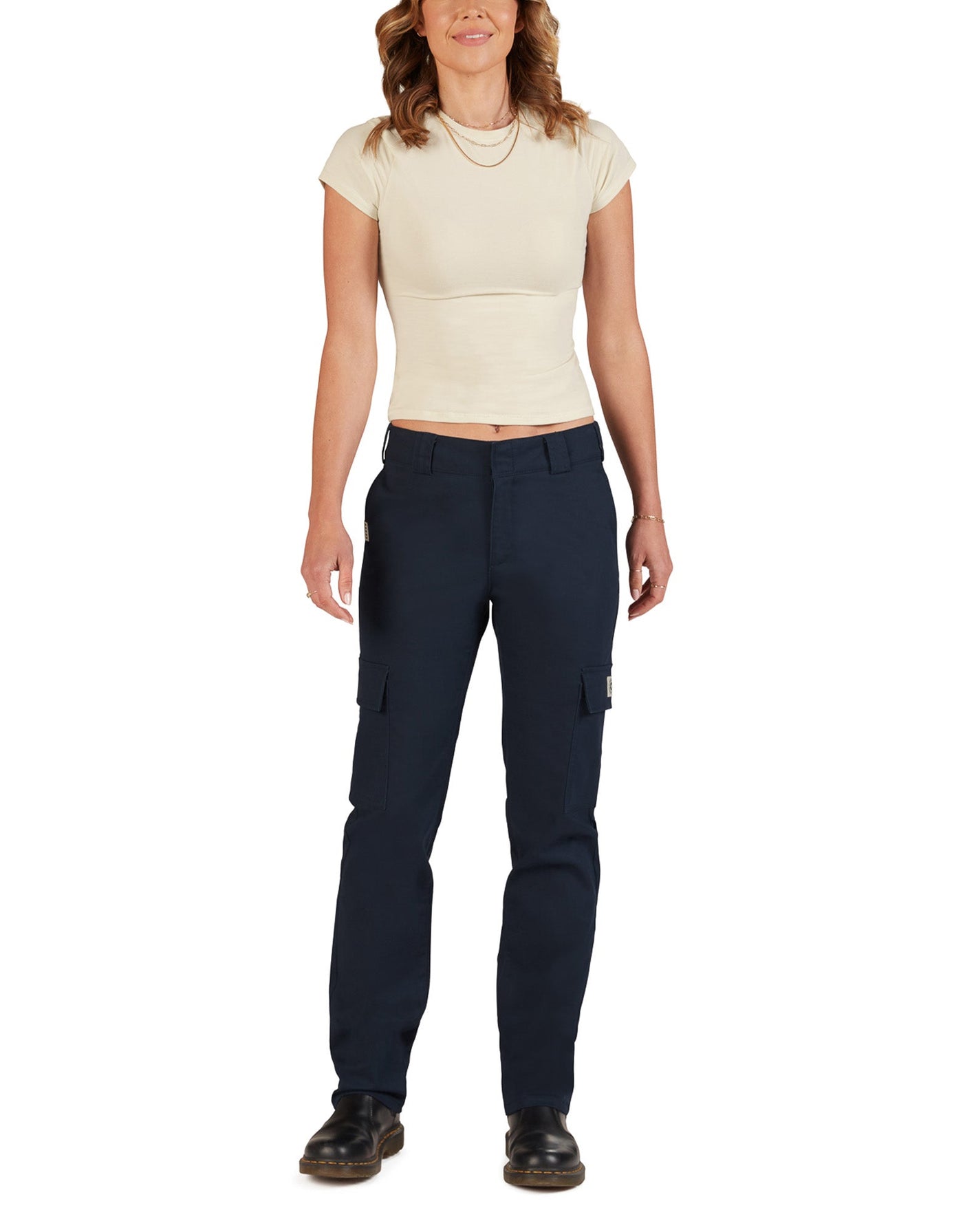 Flex Straight Leg Cargo Pant (Navy)